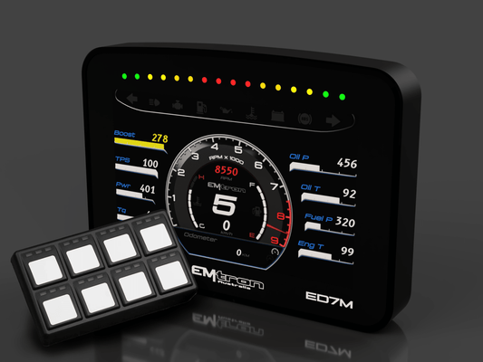 Emtron ED7M and 8 Button Keypad - Emtron Australia Pty Ltd