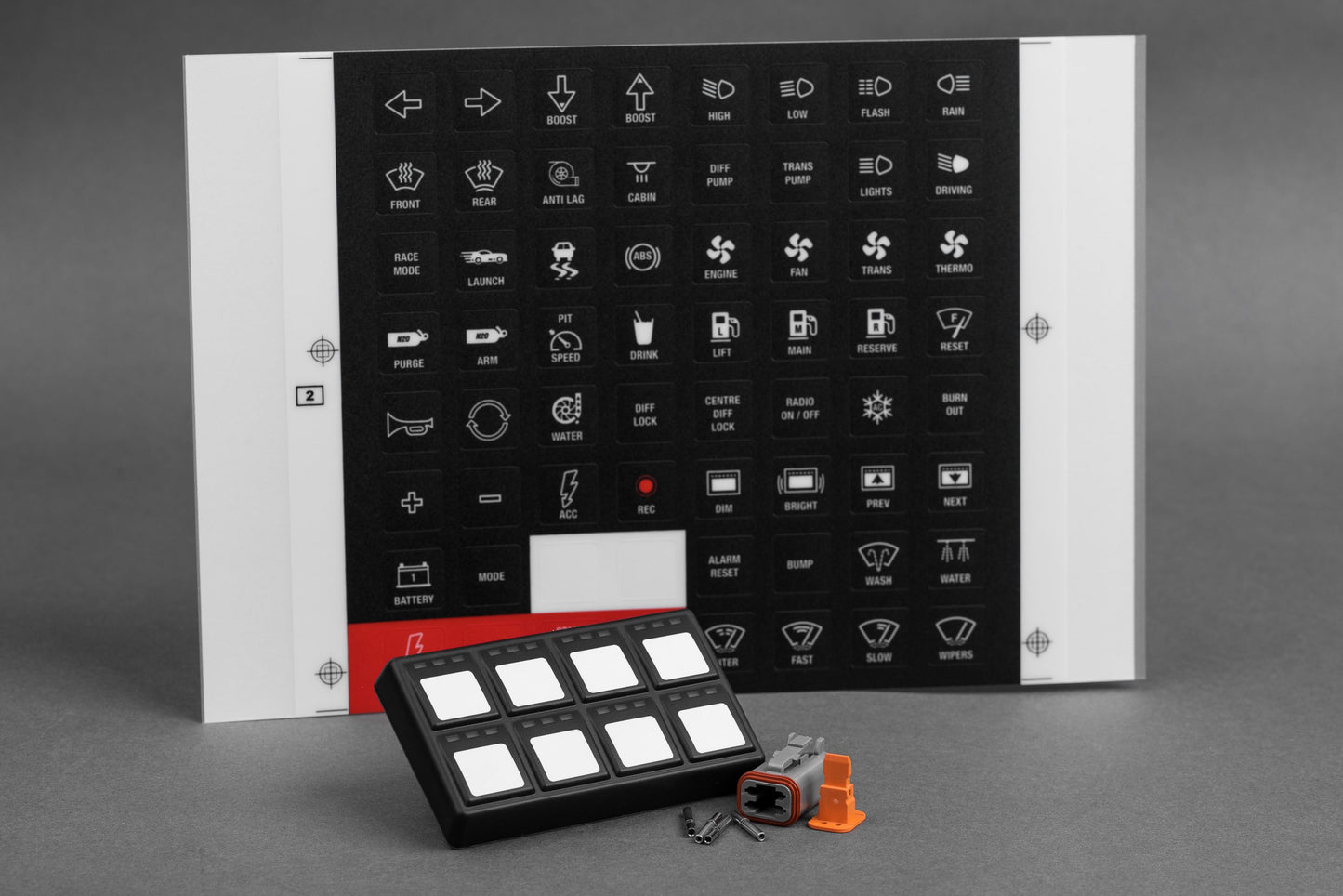 Emtron KV12 and 8 Button Keypad