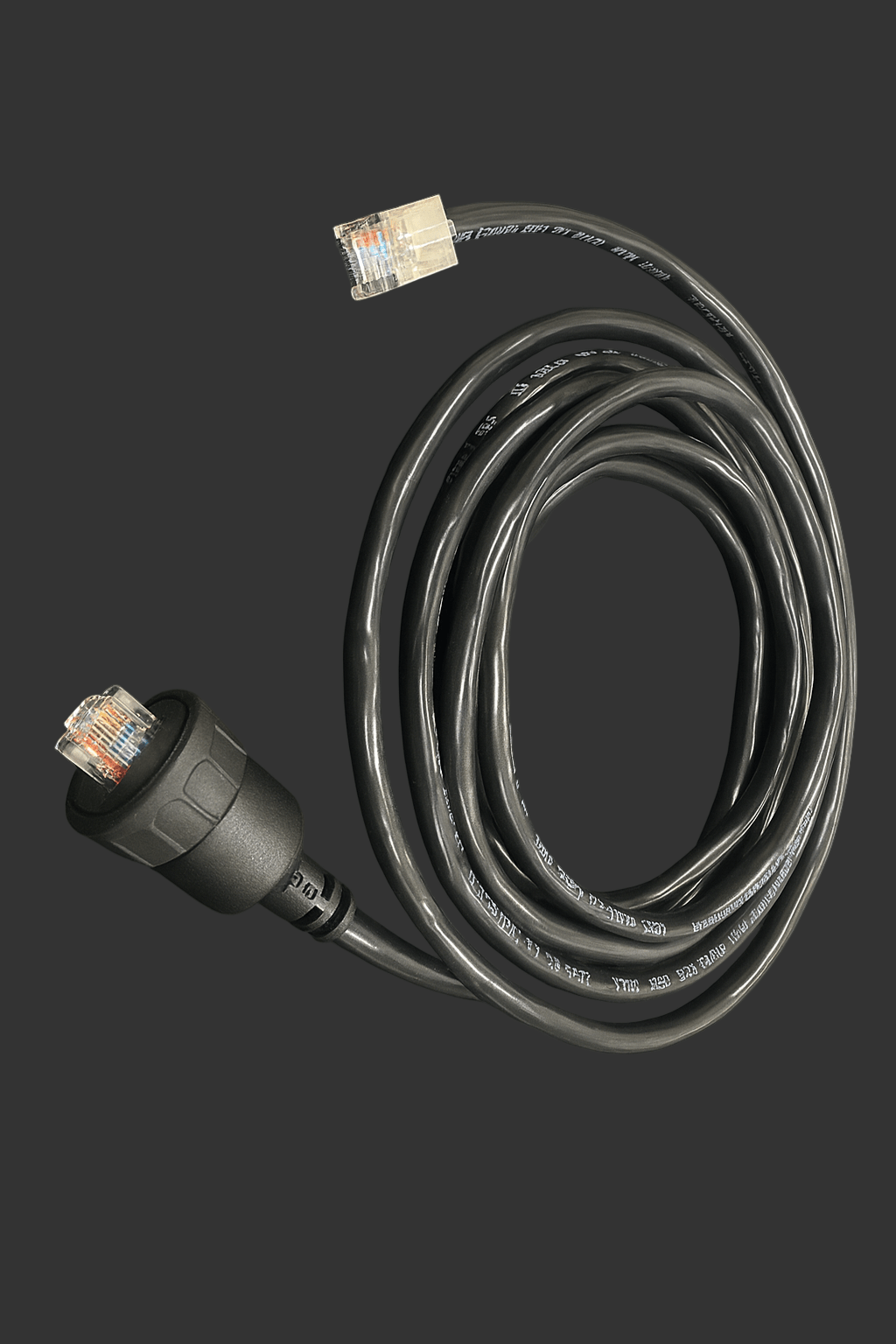 RJ45 Shielded Cable to Cable Jack Screw - 2.5M - Emtron Australia Pty Ltd