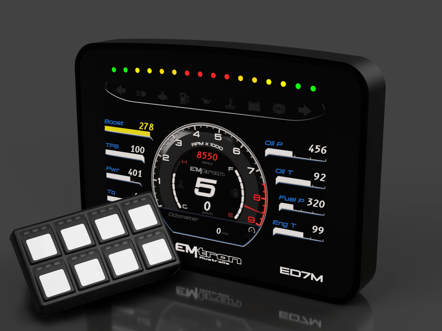 Emtron ED7M and 8 Button Keypad - Emtron Australia Pty Ltd