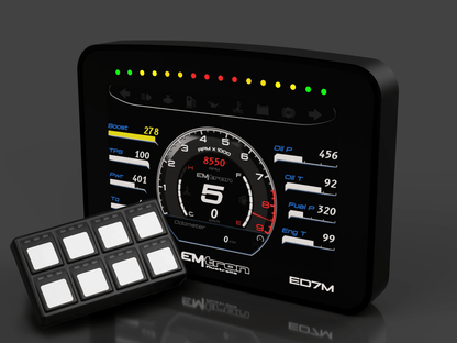 Emtron ED7M and 8 Button Keypad - Emtron Australia Pty Ltd