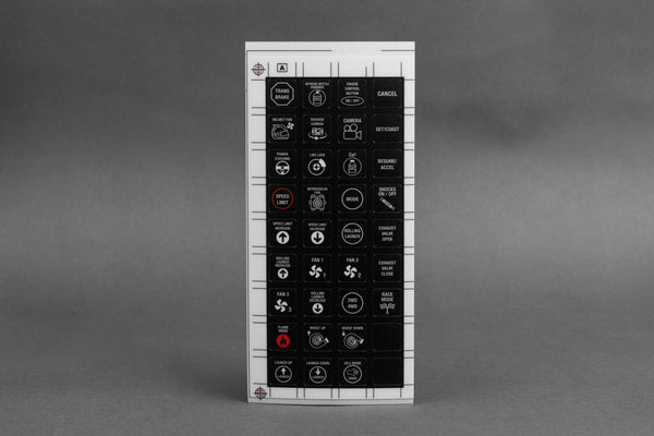 8 Button Keypad Alternate Sticker Sheet – Emtron Australia Pty Ltd