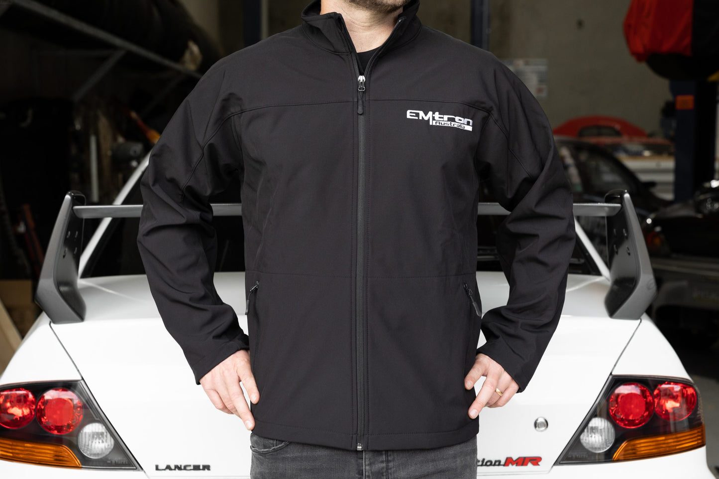 Emtron Zip Up Soft Shell Fitted Jacket -4XL